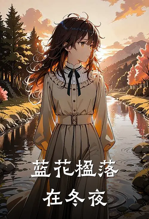 蓝花楹落在冬夜