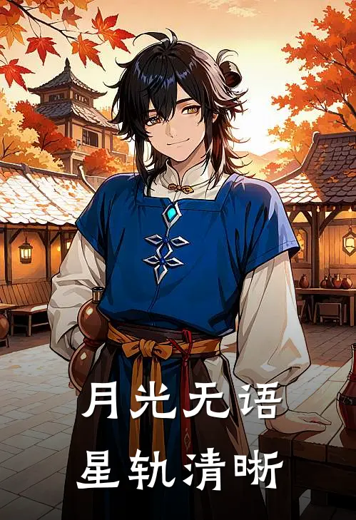 月光无语，星轨清晰