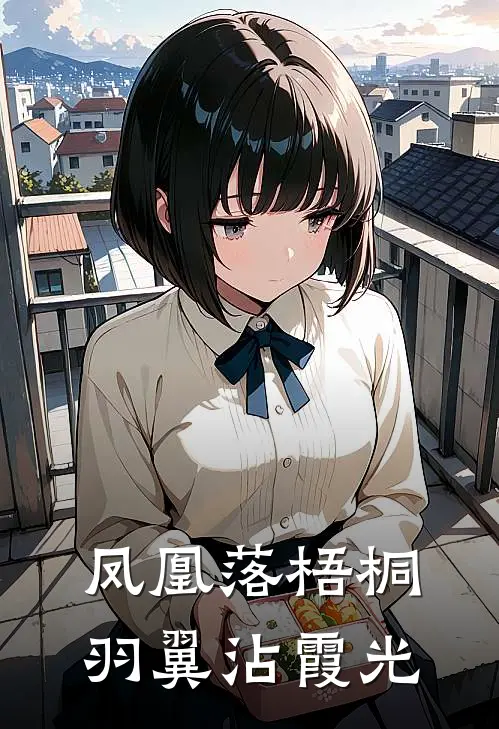 凤凰落梧桐,羽翼沾霞光