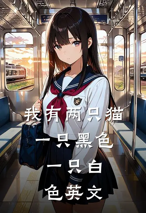 我有两只猫,一只黑色,一只白色英文